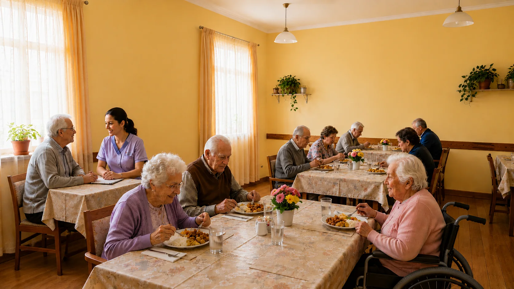 Comedor de la residencia